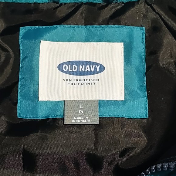 "Old Navy Men's Blue Water-Resistant Puffer Vest -New"🧥💧 - Picture 4 of 5